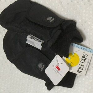N’Ice Caps Black Waterproof Infant Mittens